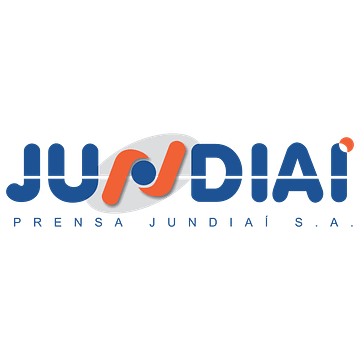 logotipo horizontal azul da prensa jundiaí